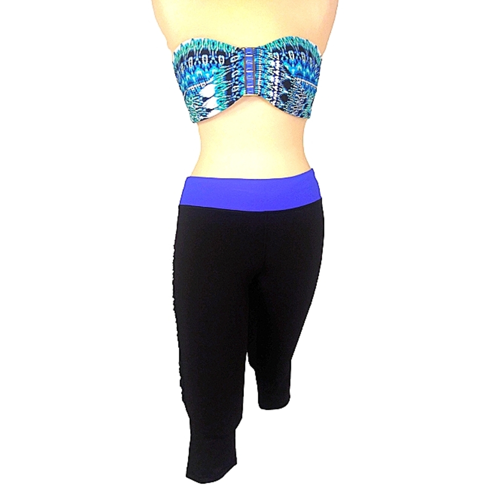 NWT🌺{90 Degree by Reflex} Yoga Capris